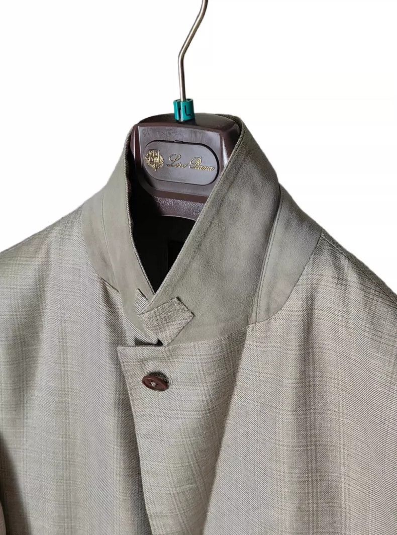 Loro Piana LORO PIANA Leather and four seasons wool and silk casual s Size XL / US 12-14 / IT 48-50 - 5 Thumbnail