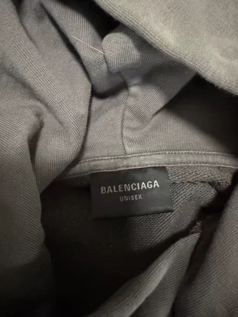 Balenciaga Balenciaga Coke hoodie 3 yards gray, cool logo letter prin Size US L / EU 52-54 / 3 - 3 Thumbnail