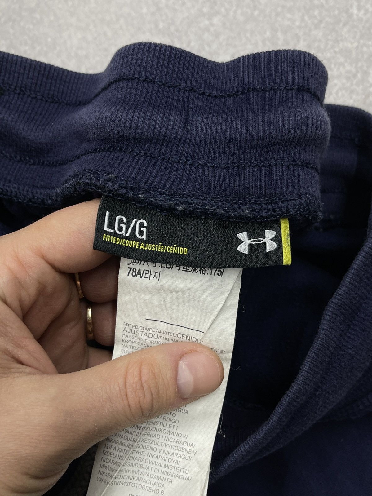 Under Armour Mens Under Armour Sweatpants Navy Size L Size US 34 / EU 50 - 7 Thumbnail