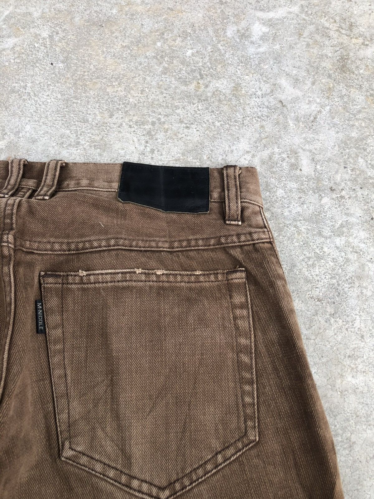 If Six Was Nine Japanese Monsieur Flared Jeans Distreesed Jeans Bootcut Size US 30 / EU 46 - 16 Thumbnail