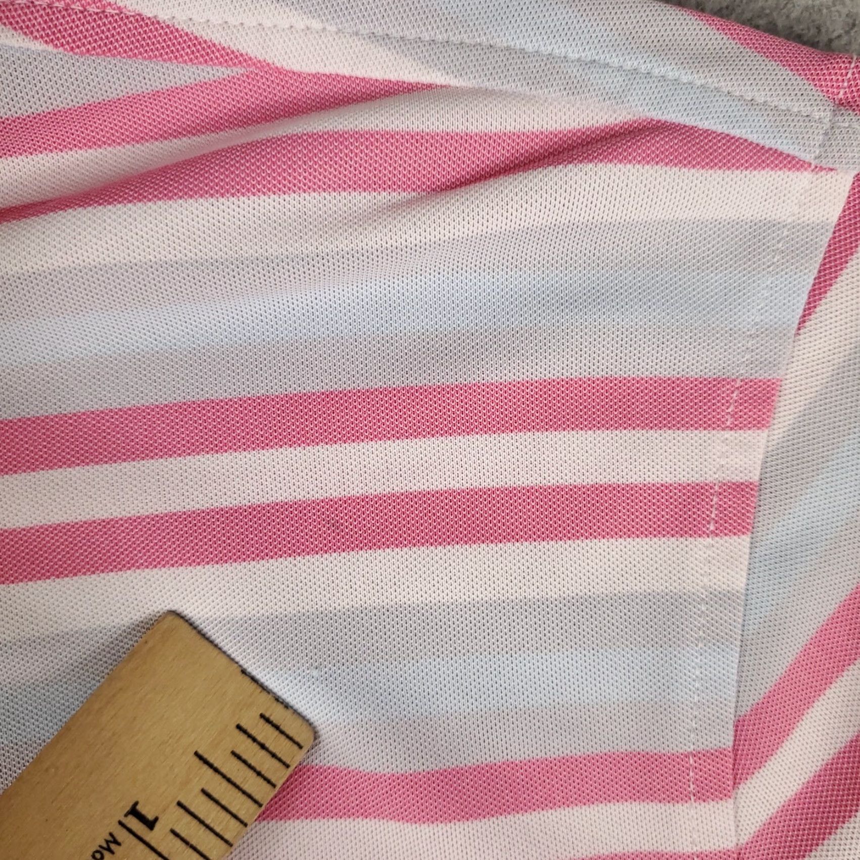 johnnie-O johnnie-O Polo Shirt Mens Size Medium Pink Striped Golf Short Sleeve Size US M / EU 48-50 / 2 - 6 Thumbnail