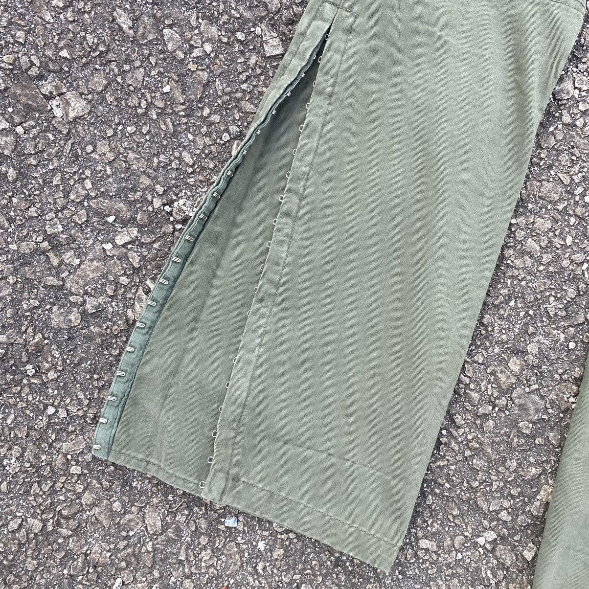 Hysteric Glamour Flare Cargo Pants Green Army Heaven and Earth Punk Bootcut Size US 29 - 12 Thumbnail