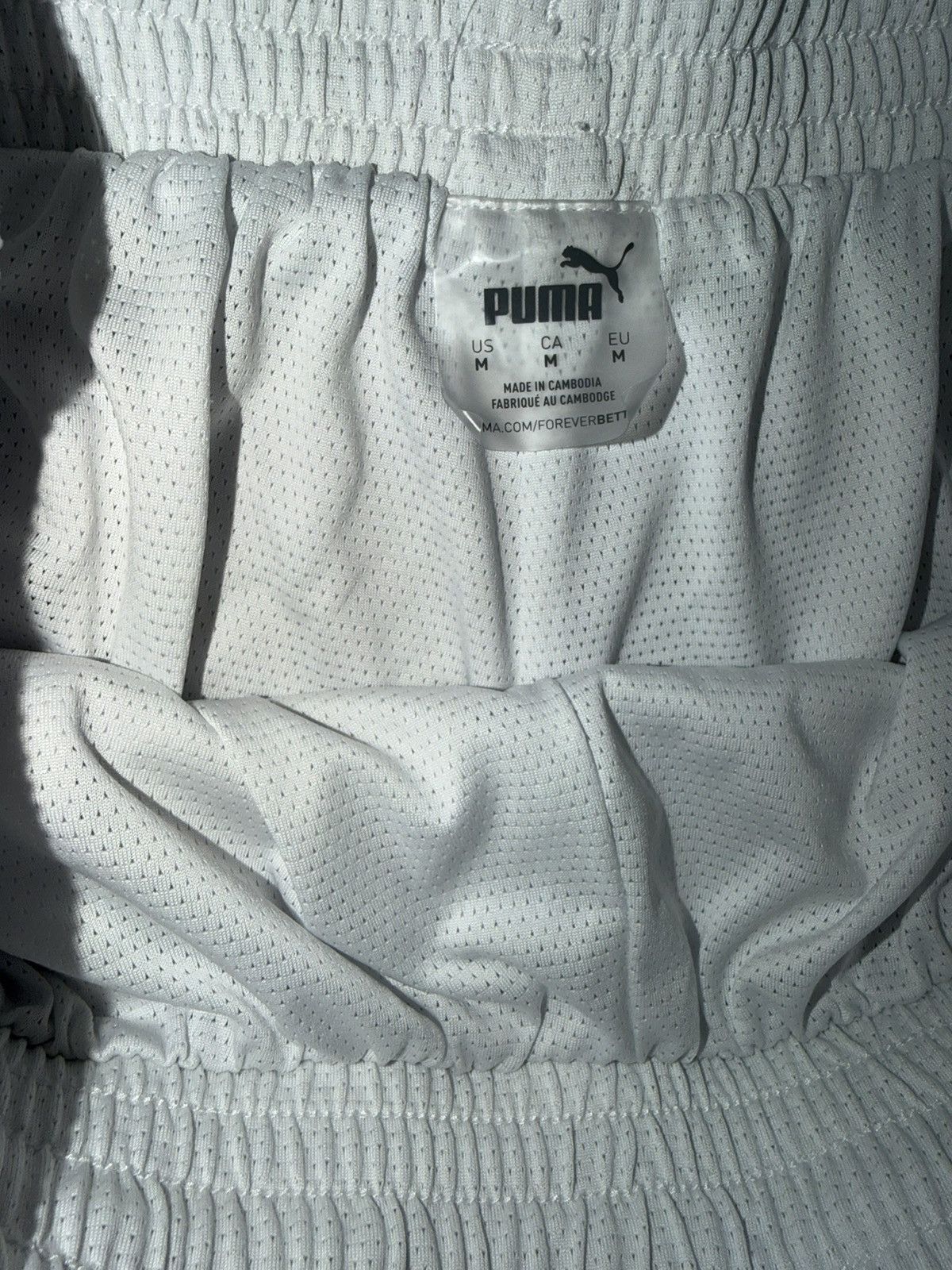 Puma Puma foundation basketball Dry Cell shorts white Size 28" / US 6 / IT 42 - 4 Thumbnail