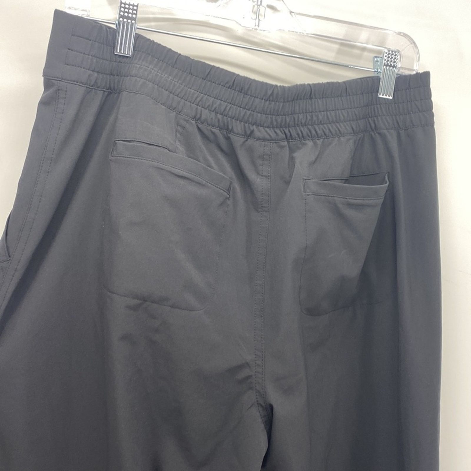 Athleta Athleta black wide leg pants athleisure casual workout sz 12 Size 34" / US 12 / IT 48 - 6 Thumbnail