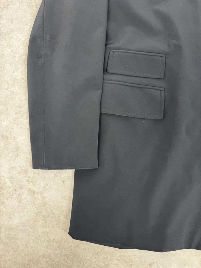 Prada 2000s Prada Navy Nylon Buttoned Class Long Jacket Size US L / EU 52-54 / 3 - 7 Thumbnail