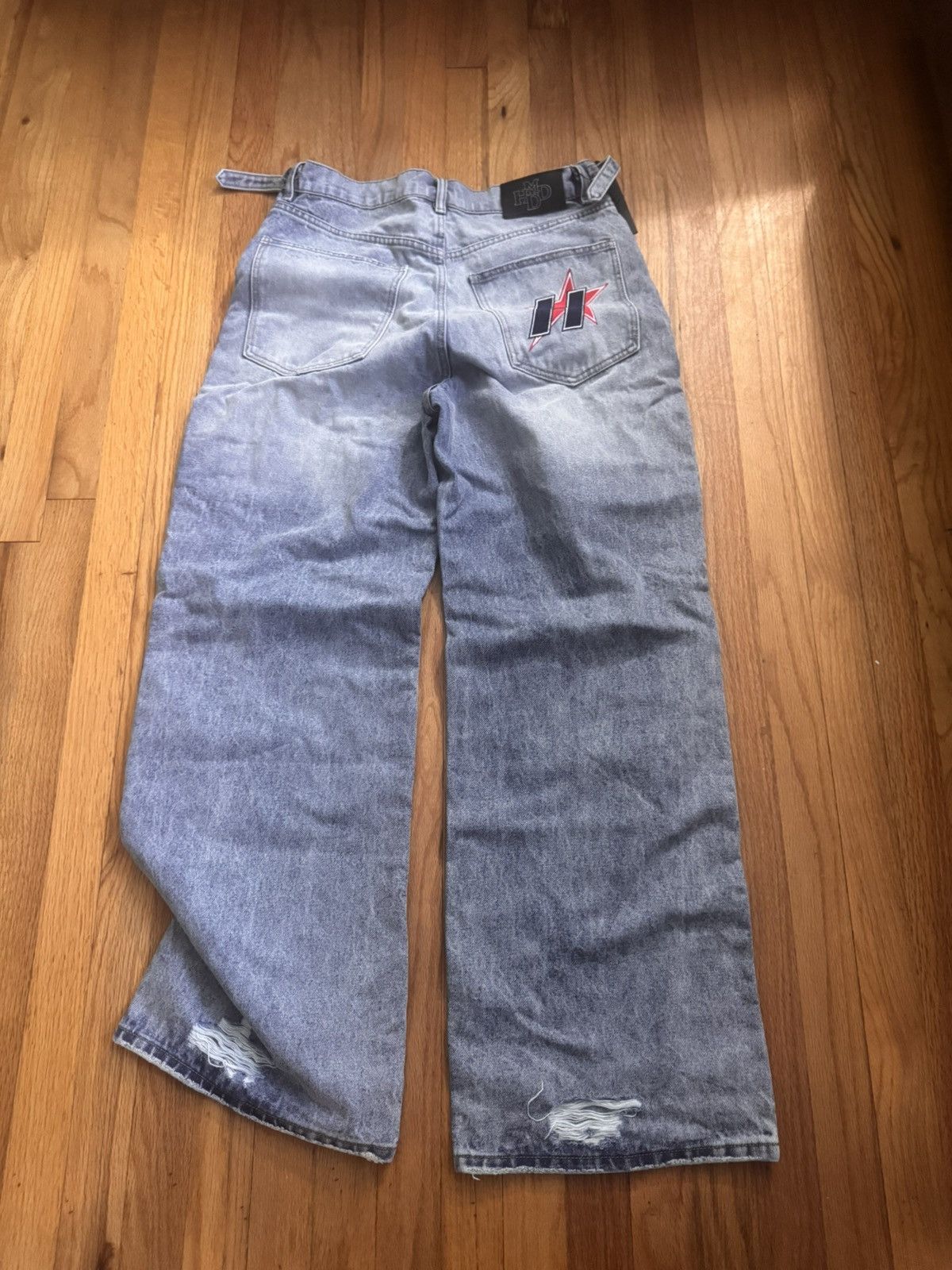 HMDD Hmdd rinestone jeans Size US 34 / EU 50 - 2 Thumbnail