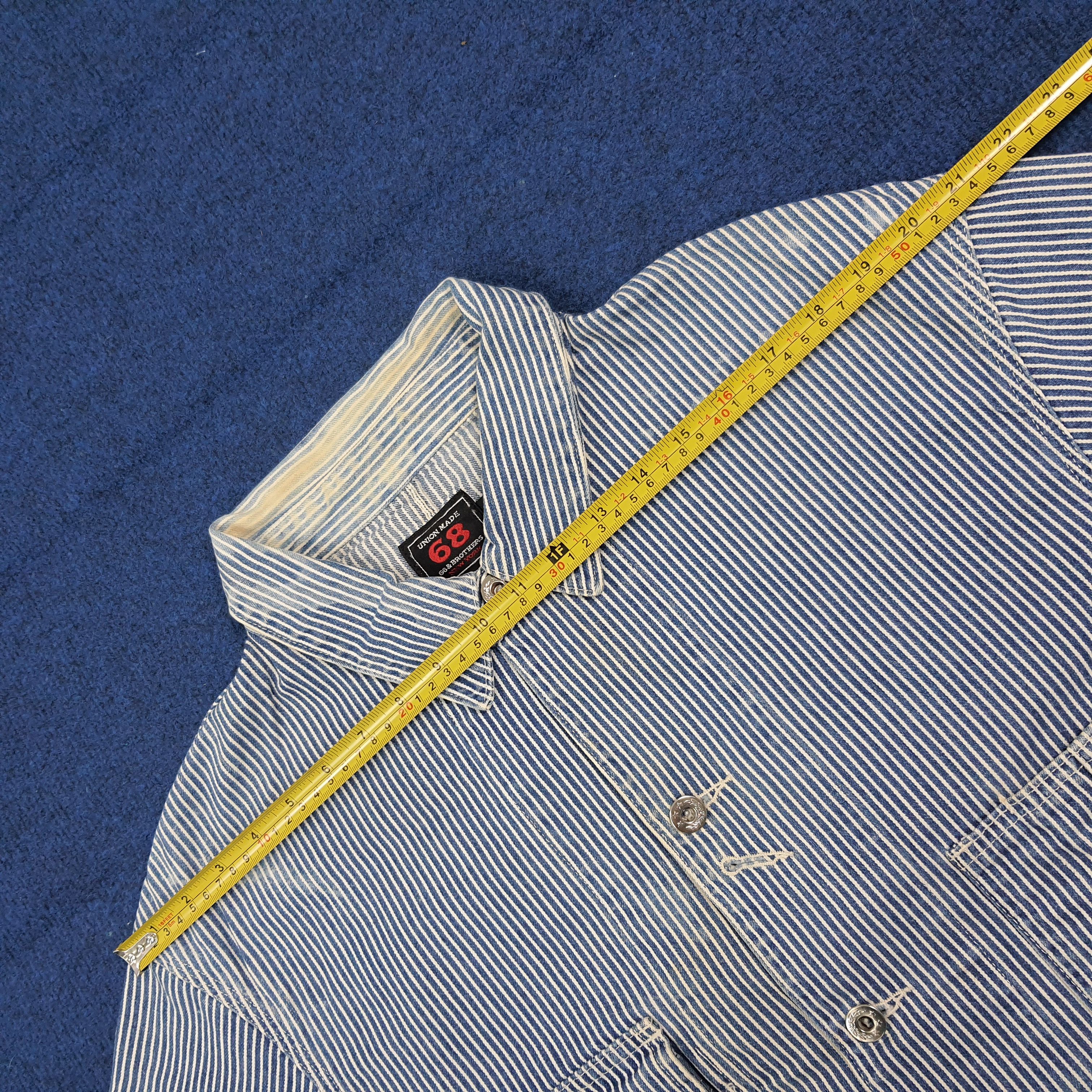 Vintage Vintage 68 & Brothers Hickory Stripe Chore Coat C279N11 Size US L / EU 52-54 / 3 - 8 Thumbnail