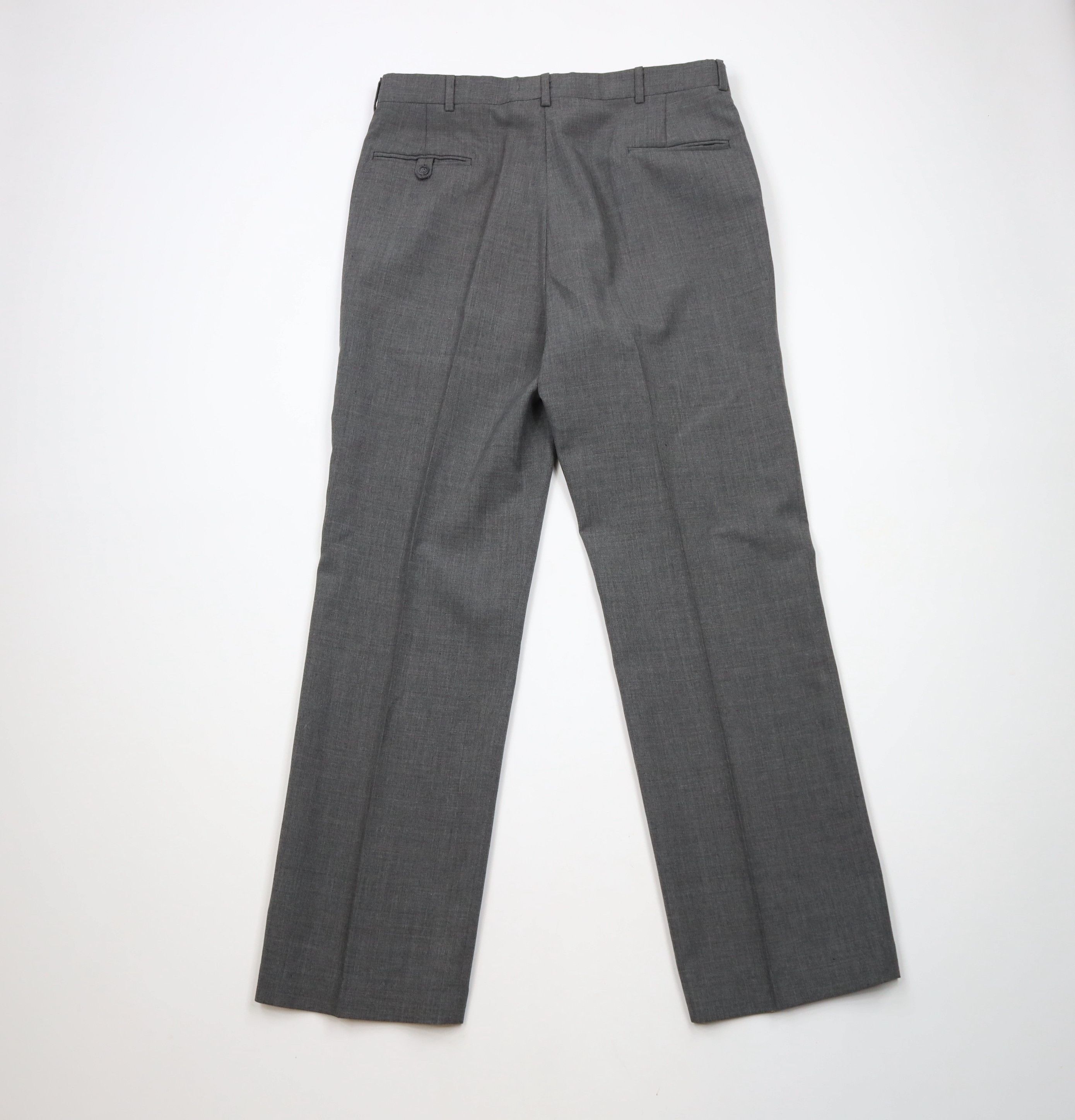 Vintage Vintage 70s Streetwear Flared Wide Leg Chino Pants Gray USA Size US 36 / EU 52 - 8 Thumbnail