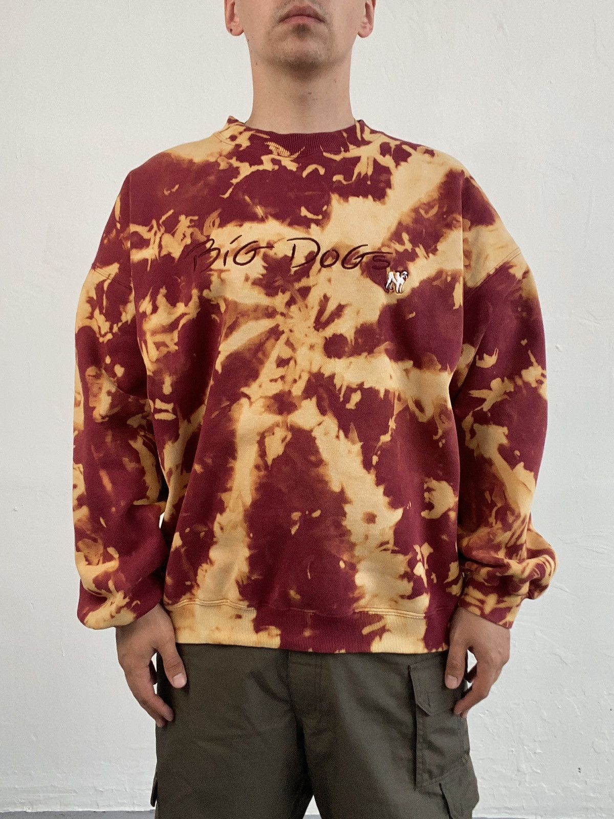 Big Dogs × Vintage Big Dogs Acid Vintage Oversize Sweatshirt Size US L / EU 52-54 / 3 - 2 Thumbnail