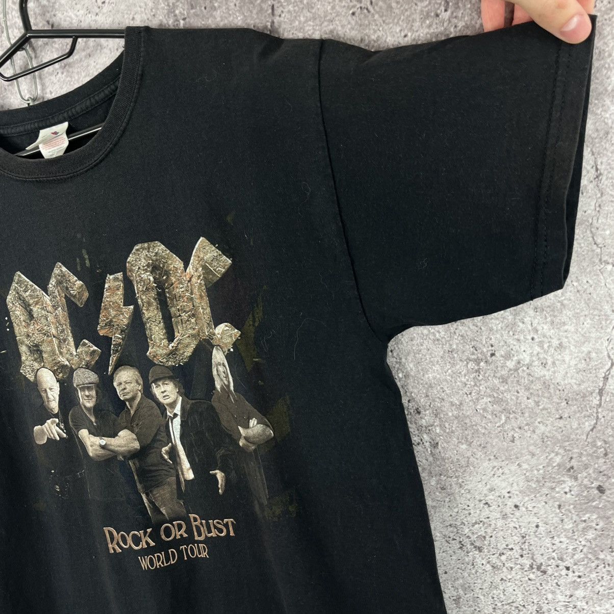 AC/DC Ac/Dc Rock or Bust World Tour 2015 Big Logo Size M Size US M / EU 48-50 / 2 - 5 Thumbnail