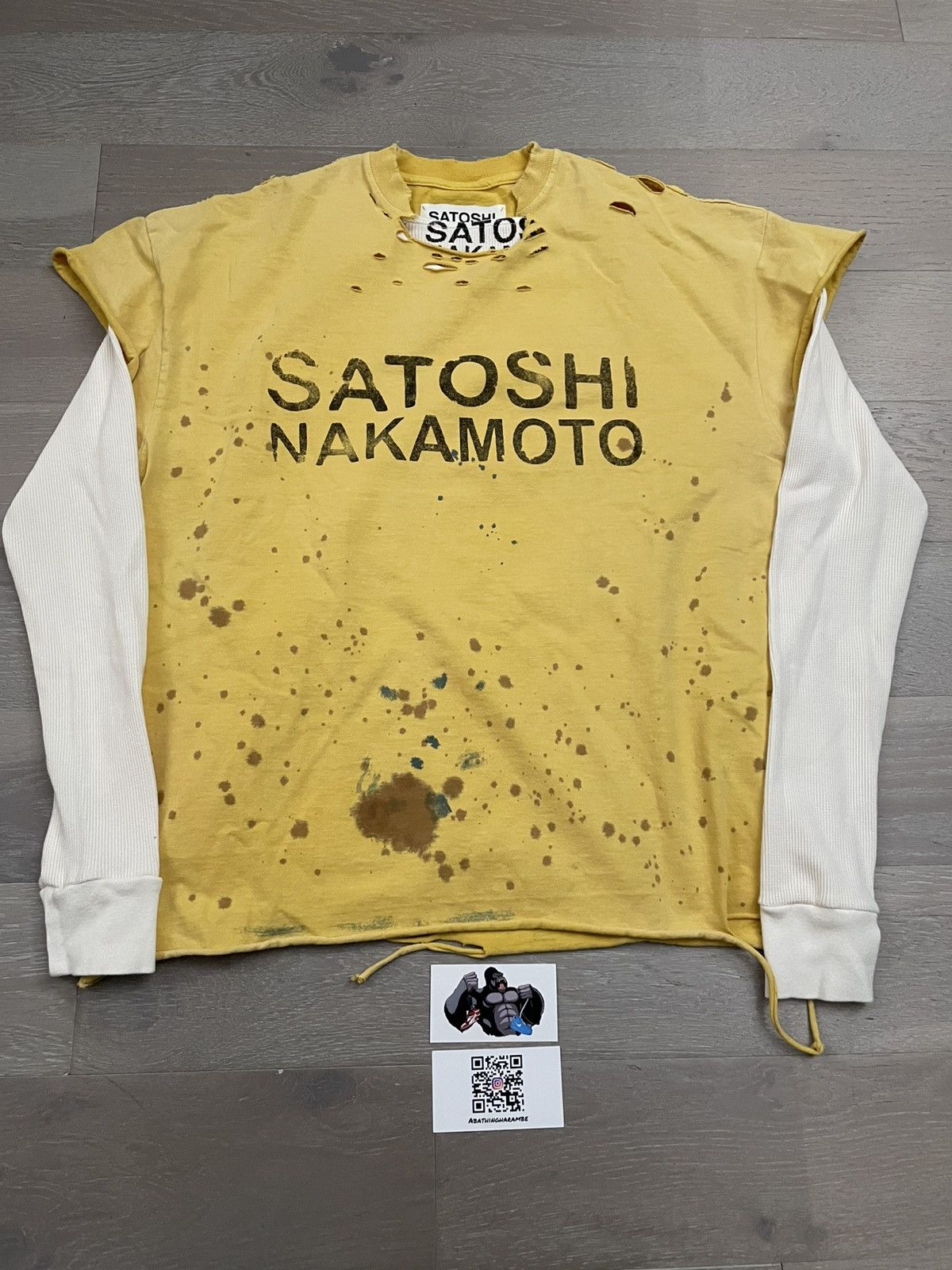 Satoshi Nakamoto Satoshi Nakamoto x SV77 Luke T-Shirt Thermal Size US M / EU 48-50 / 2 - 2 Thumbnail