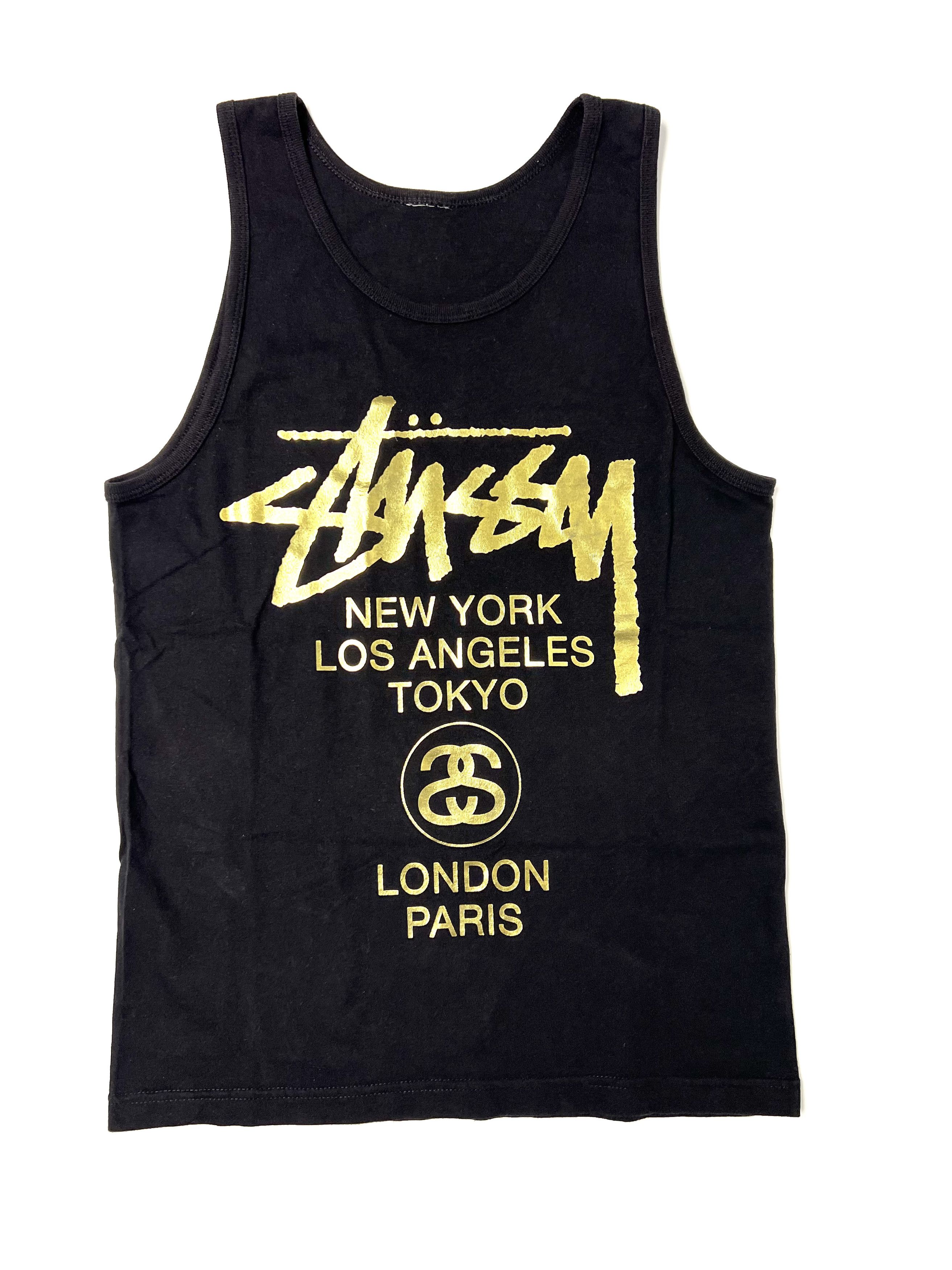 90s USA stussy jamiroq logo tank top L - メルカリ