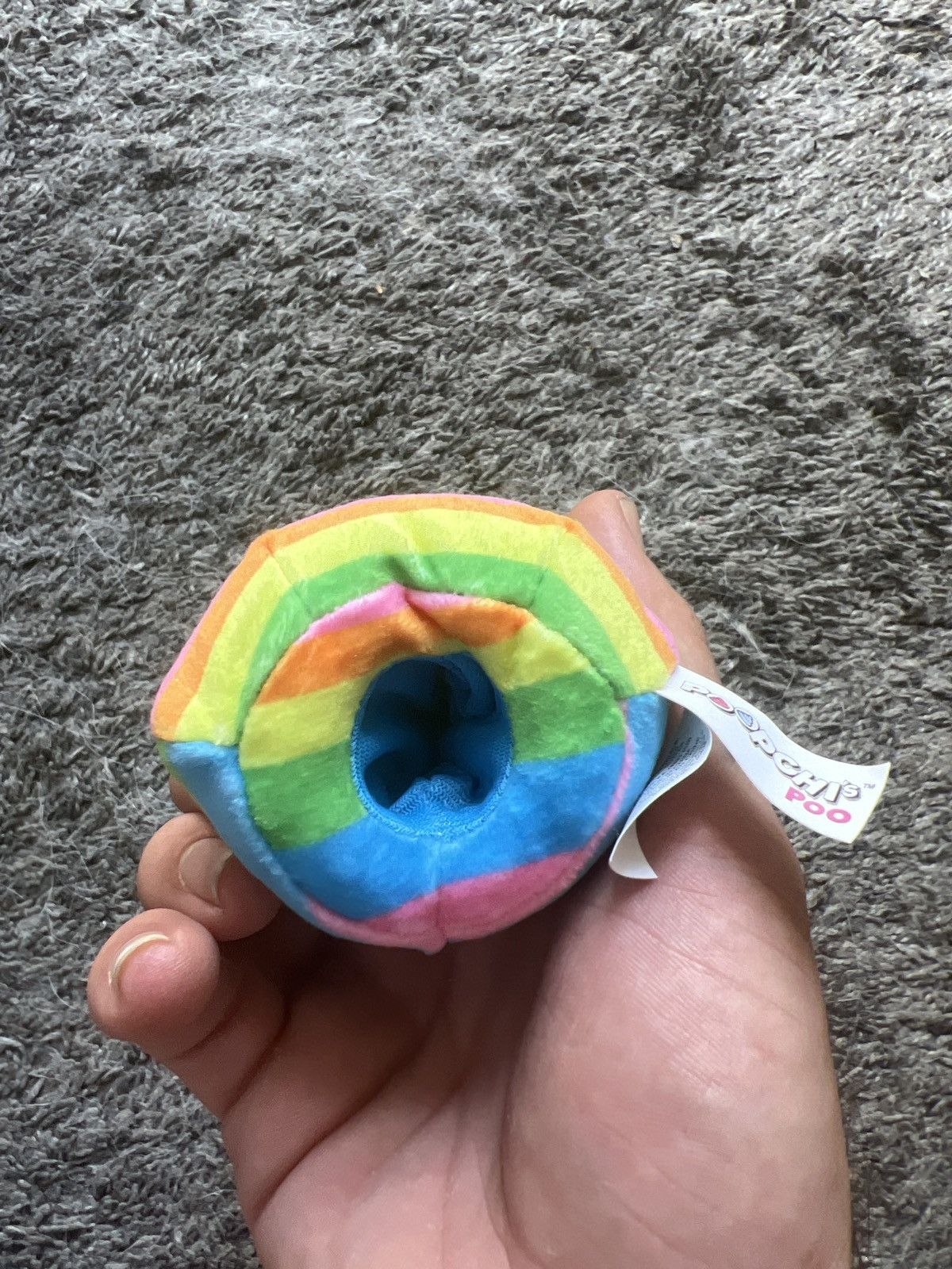Hypebeast 2020 Poopchi’s Poo Rainbow Plush Keychain Size ONE SIZE - 3 Thumbnail