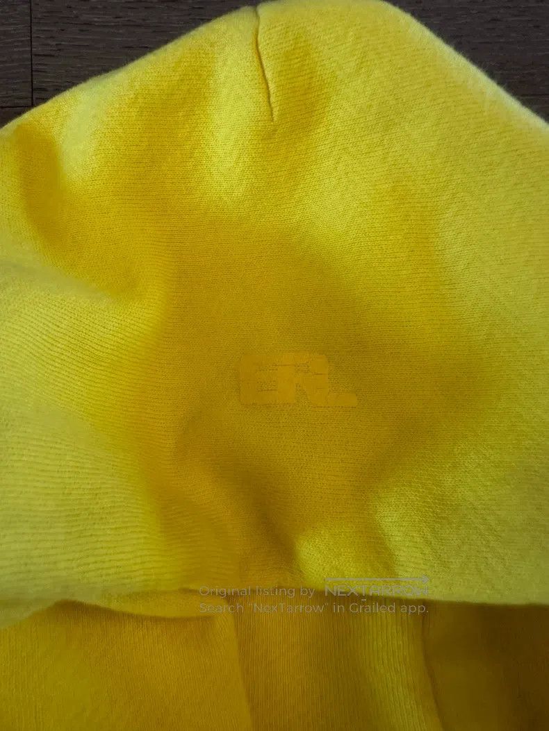 ERL ERL 24SS yellow checkered crack print raglan hooded sweats Size US XL / EU 56 / 4 - 4 Thumbnail