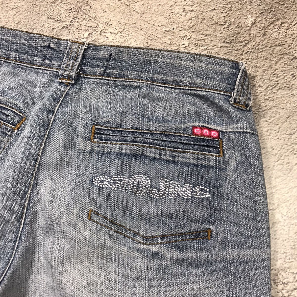 Vintage Vintage Y2K Baggy Distressed Flared Jeans Skate Grunge 28 Size 28" / US 6 / IT 42 - 5 Thumbnail