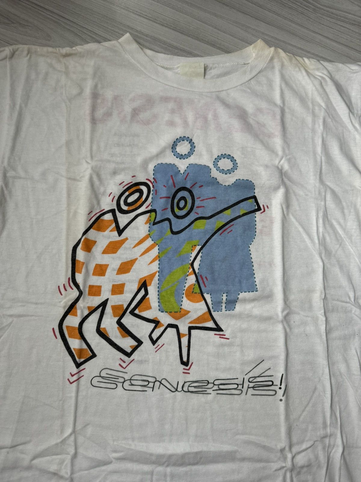 Band Tees × Vintage Vintage Genesis Invisible Touch Tour 1987 Tee Concert Merch Size US L / EU 52-54 / 3 - 3 Thumbnail