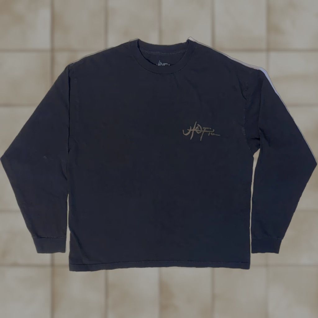 Travis Scott Tshirt Black Long Sleeve Y2K XL Utopia Cactus Jack Tour