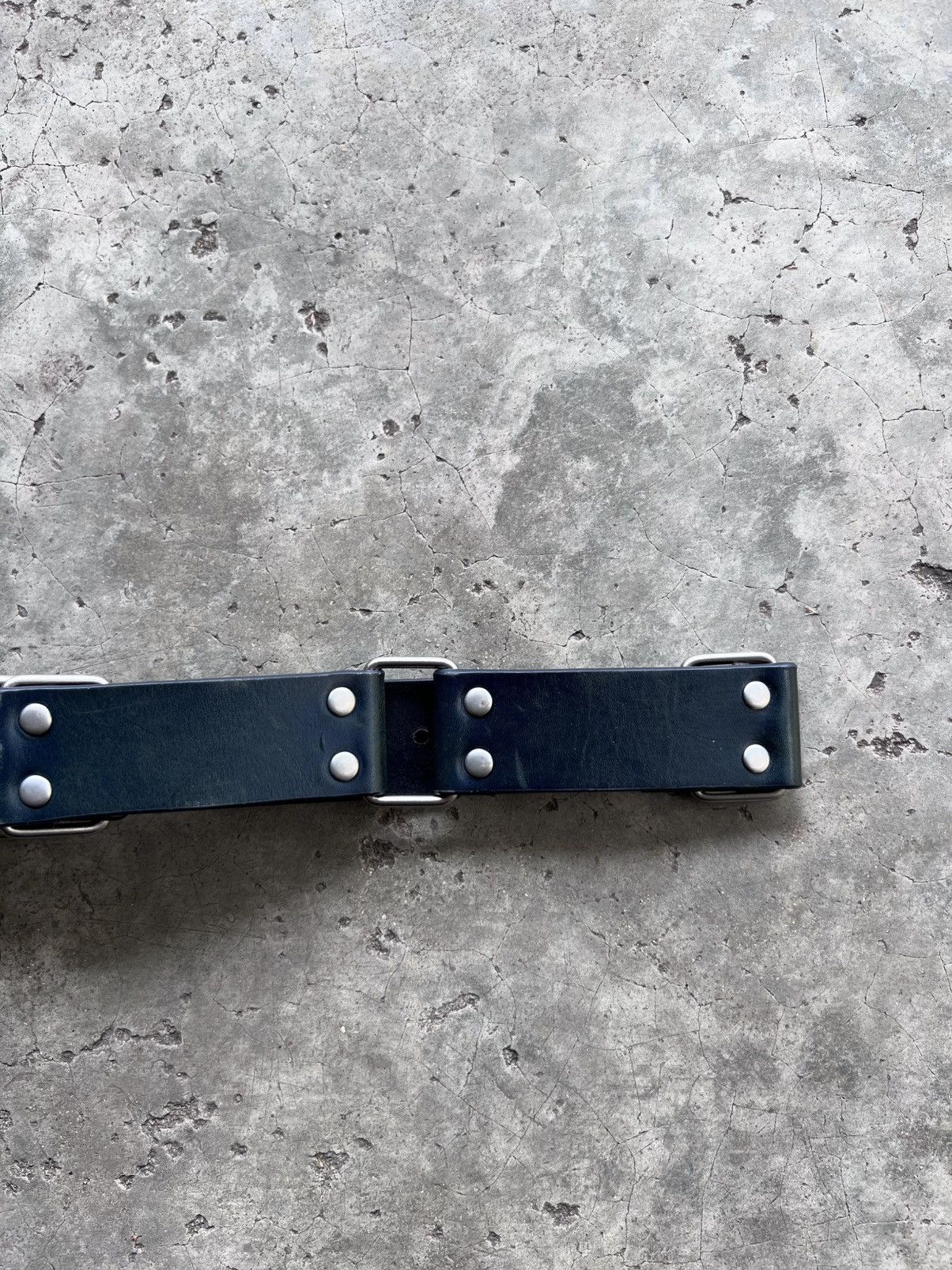 Marithe + Francois Girbaud Very Rare Marithé + François Girbaud Leather Belt Size 32 - 8 Thumbnail