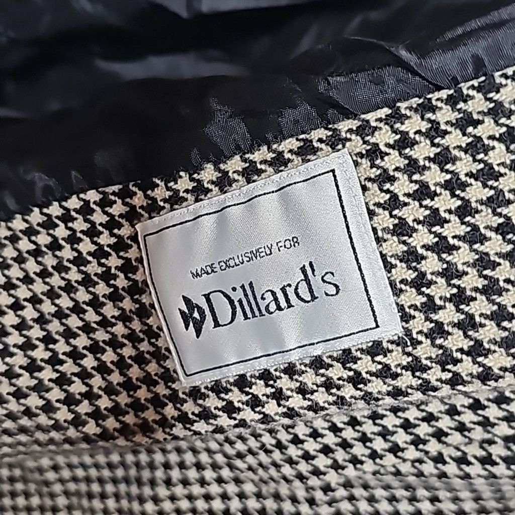 Preston & York Preston & York VINTAGE houndstooth 70% wool coat jacket sz L Size L / US 10 / IT 46 - 8 Thumbnail