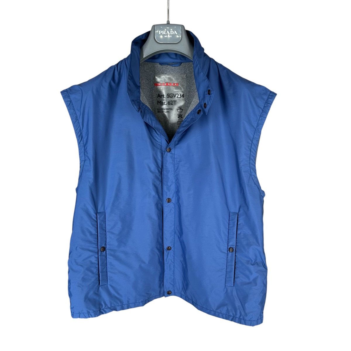 Prada Prada Linea Rossa nylon gilet Size US M / EU 48-50 / 2 - 1 Thumbnail