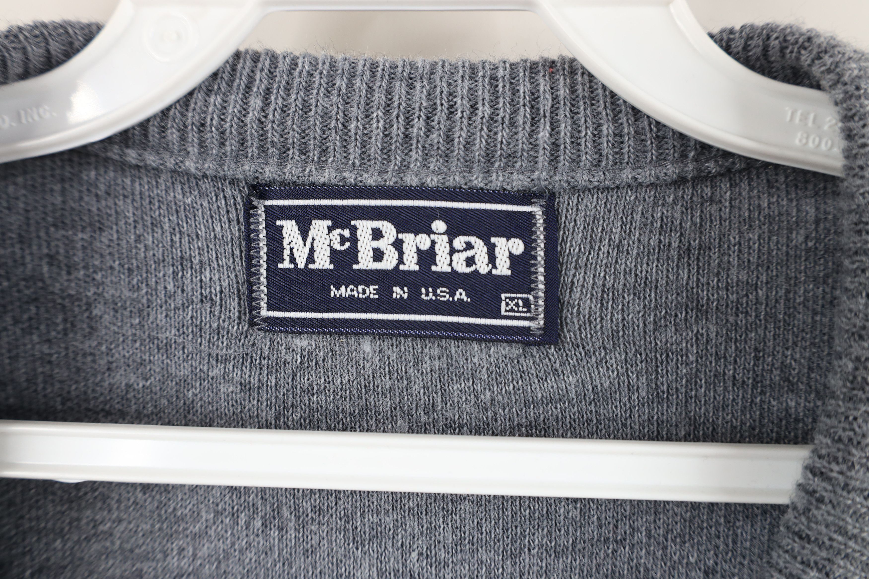 Vintage Vintage 70s 80s Streetwear Golf Knit V-Neck Sweater USA Gray Size US XL / EU 56 / 4 - 5 Thumbnail