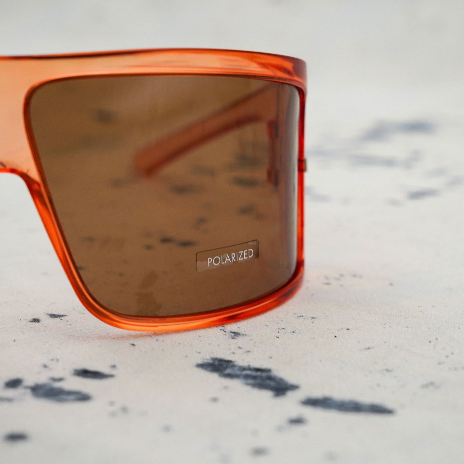 Gucci Vintage gucci oversized logo polarized iconic sunglasses Size ONE SIZE - 4 Thumbnail