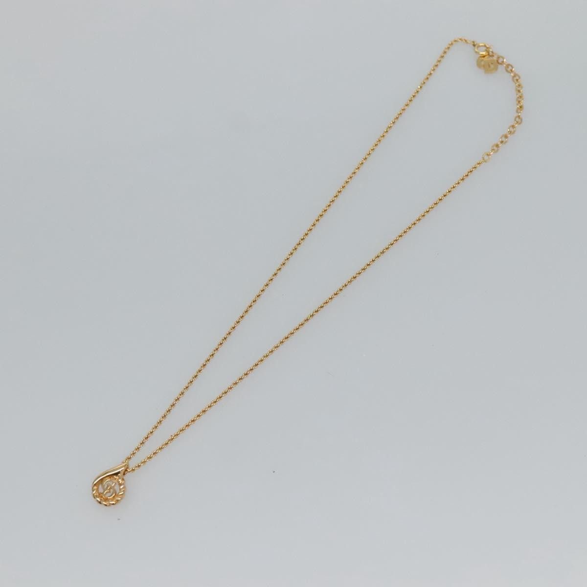 Christian Dior CD Logo necklace Metal