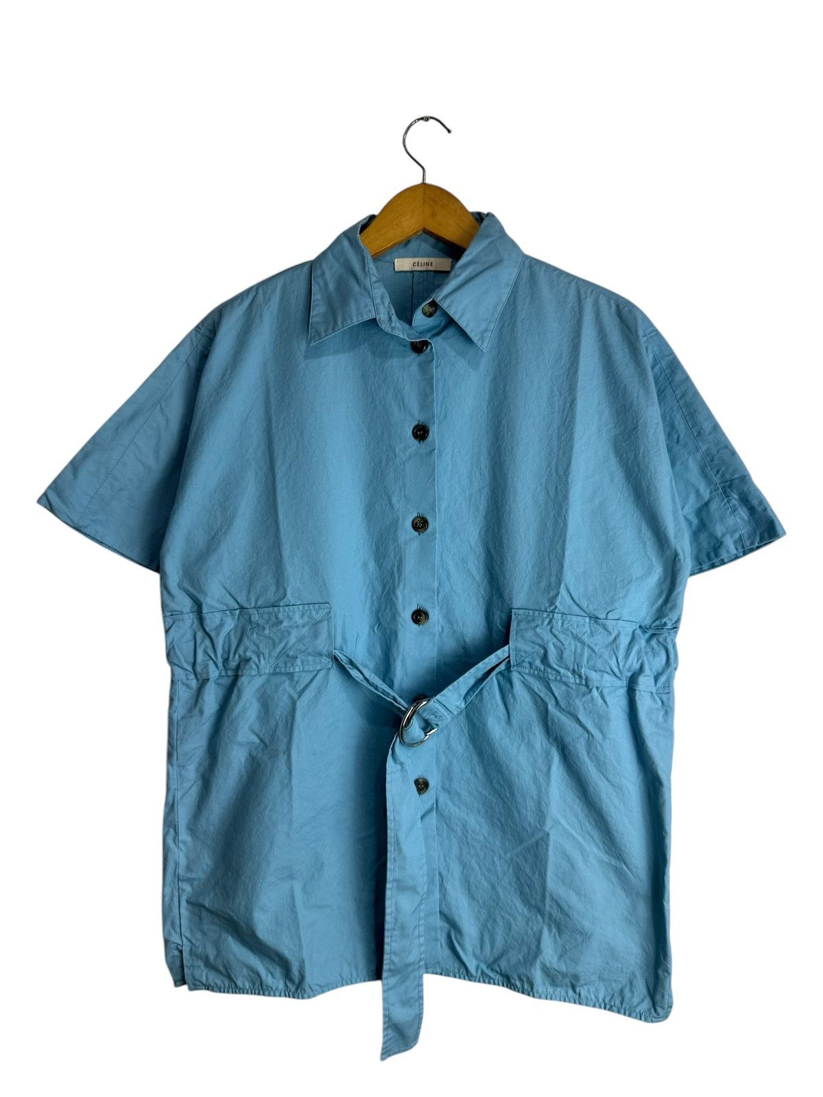 Celine CELINE BELT SHIRT Size M / US 6-8 / IT 42-44 - 3 Thumbnail