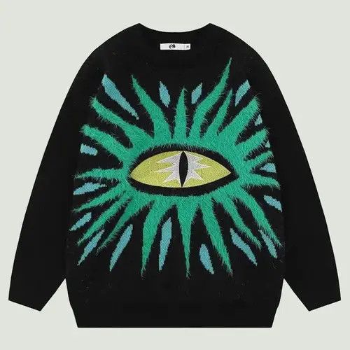 Aran Isles Knitwear × Japanese Brand Hip Hop Oversized Ugly Knitted Sweaters Size US M / EU 48-50 / 2 - 3 Thumbnail