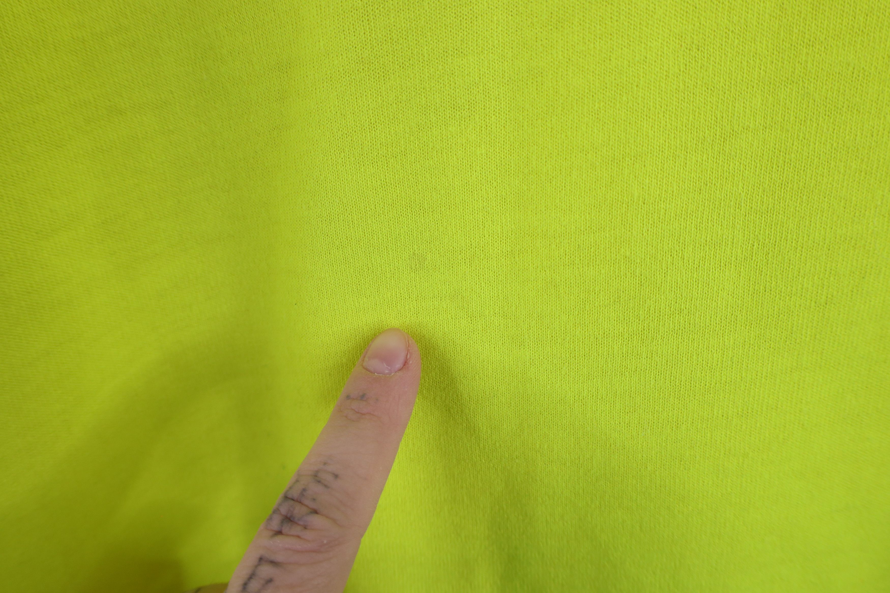 Vintage Vintage 90s Streetwear Florida Pocket T-Shirt Neon Yellow Size US XXL / EU 58 / 5 - 10 Thumbnail