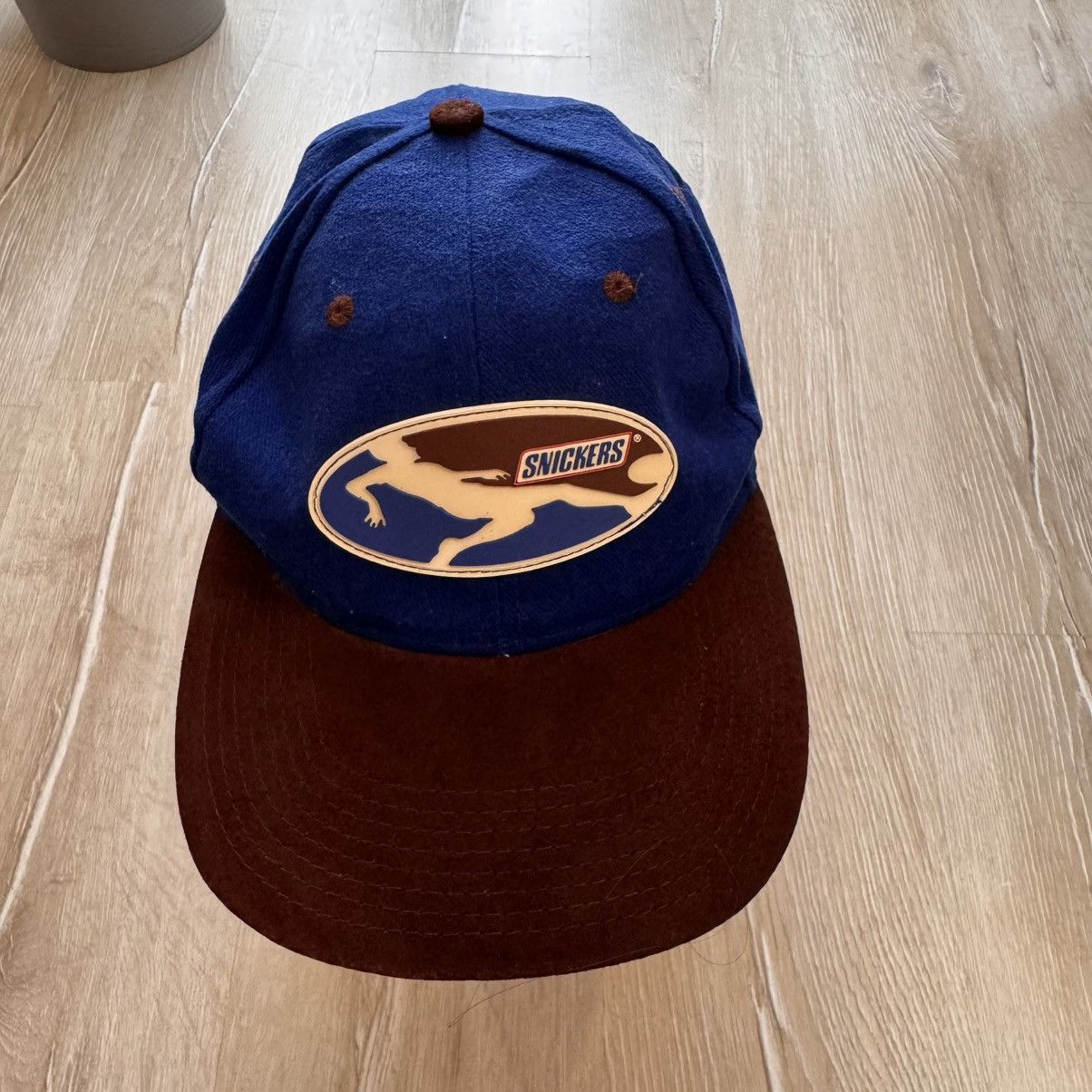 Other Vintage SNICKERS Hat American style Hype Cap 90s Big Logo Size ONE SIZE - 2 Thumbnail