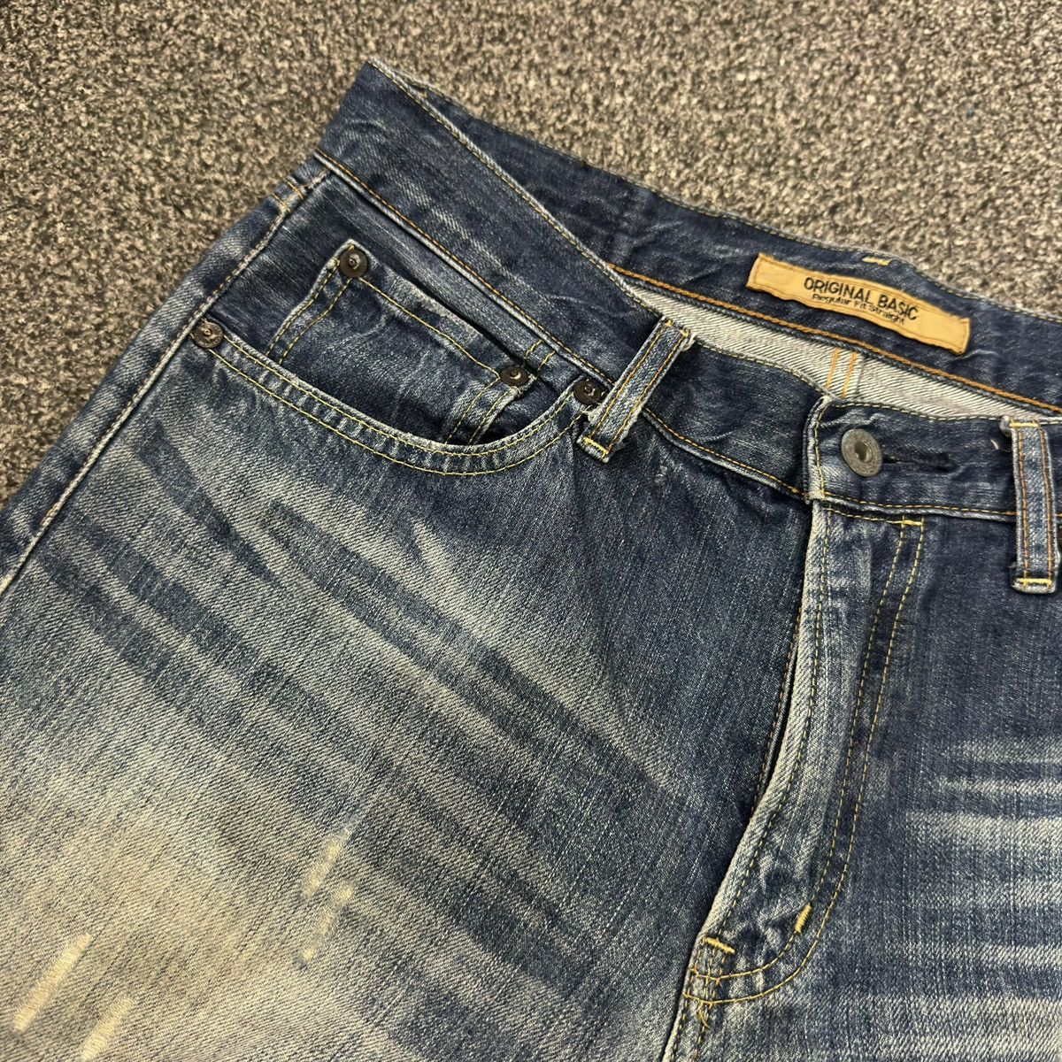 Undercover × Uniqlo Vintage 90s Japanese Denim Uniqlo Regular Fit Straight Jeans Size US 31 - 12 Thumbnail