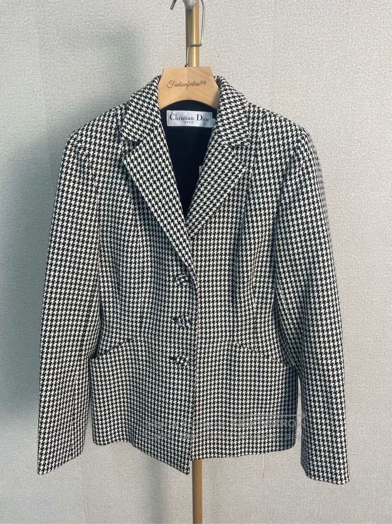 Dior Dior Bird check suit jacket Size XS / US 0-2 / IT 36-38 - 1 Thumbnail