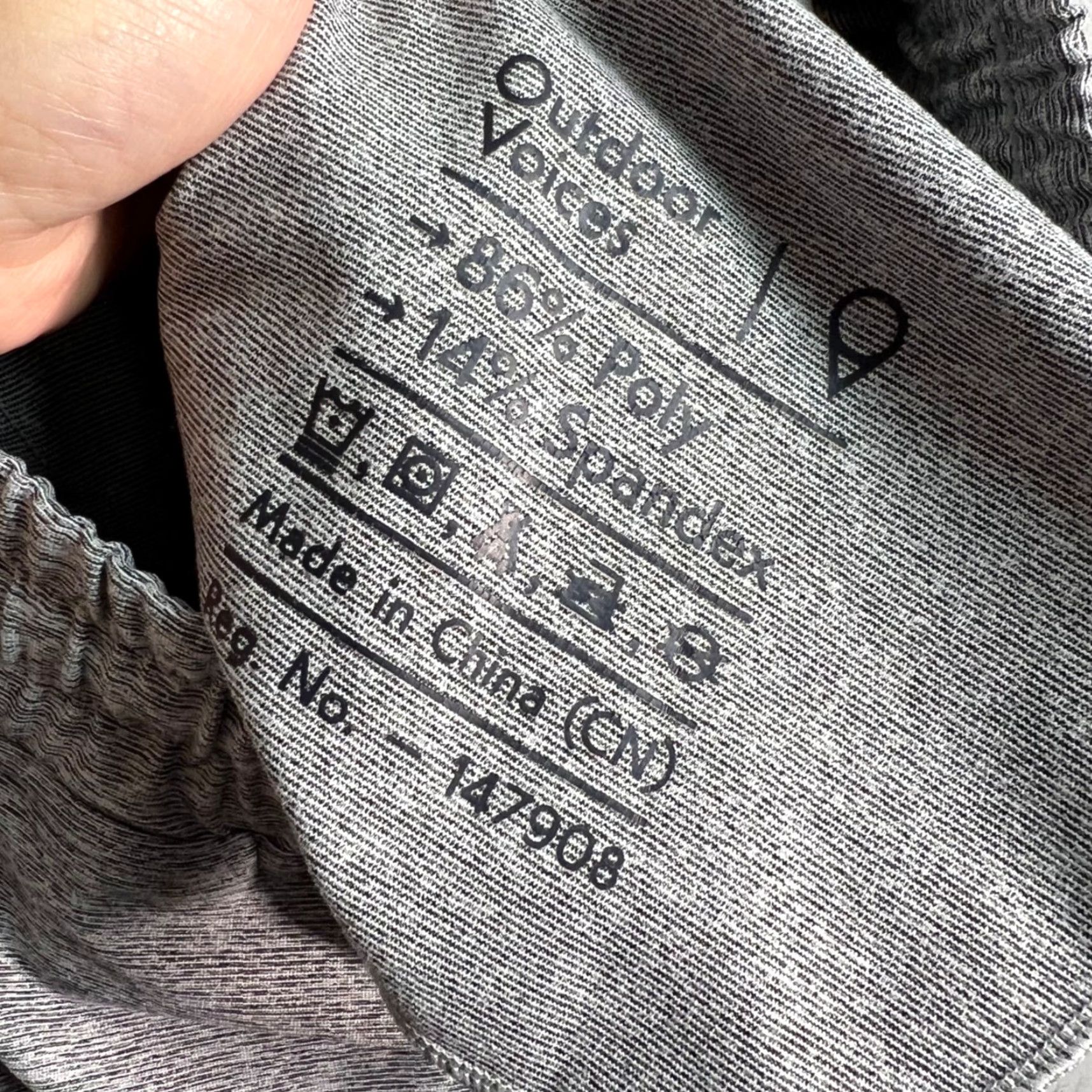 Outdoor Voices Outdoor Voices Mens Size Large Gray Jogger Athletic Pants Tapered Leg Size US 33 - 4 Thumbnail