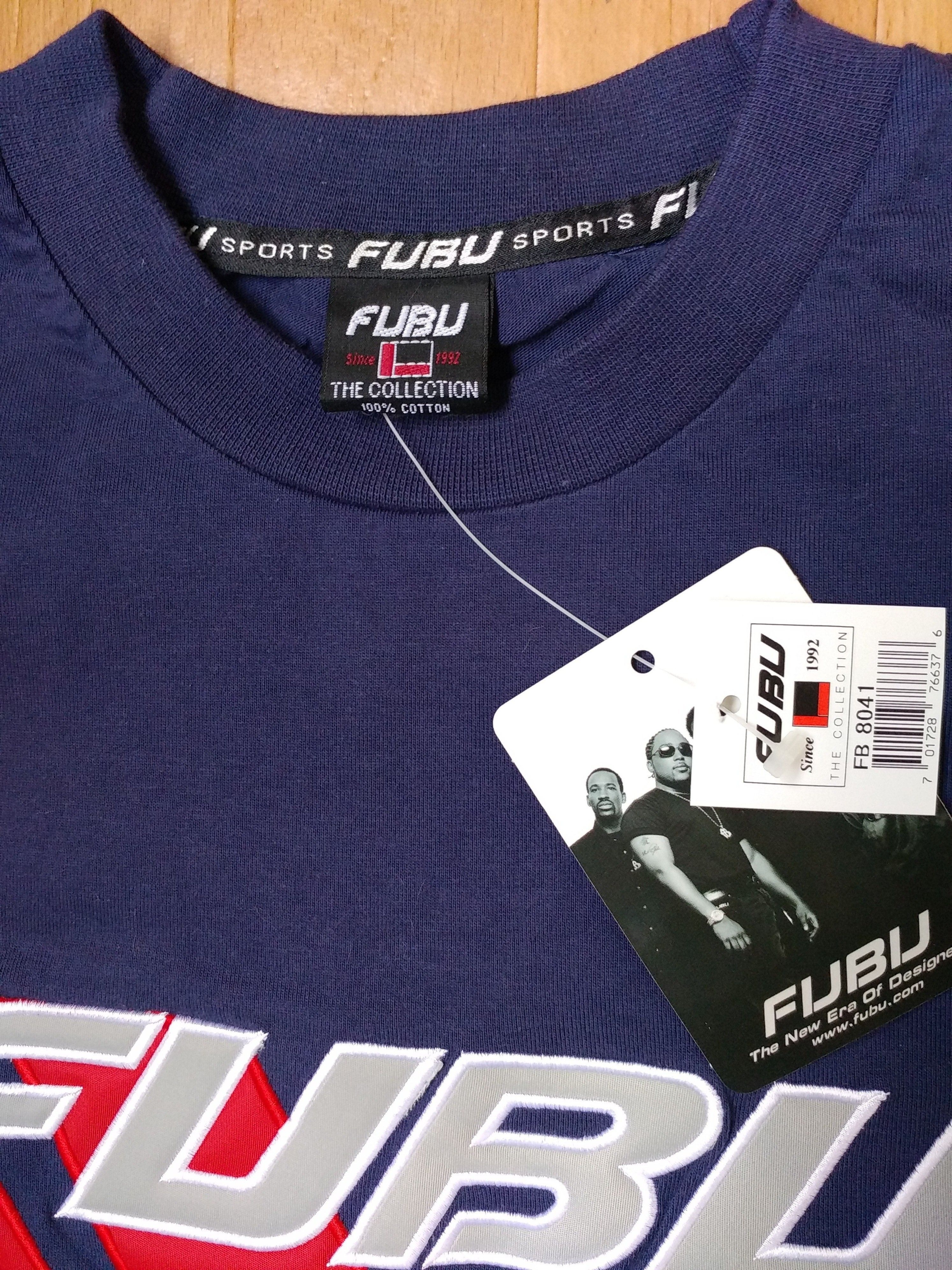 Fubu FUBU jersey, blue, vintage hip hop t-shirt, 90s hip hop M Size US M / EU 48-50 / 2 - 6 Thumbnail