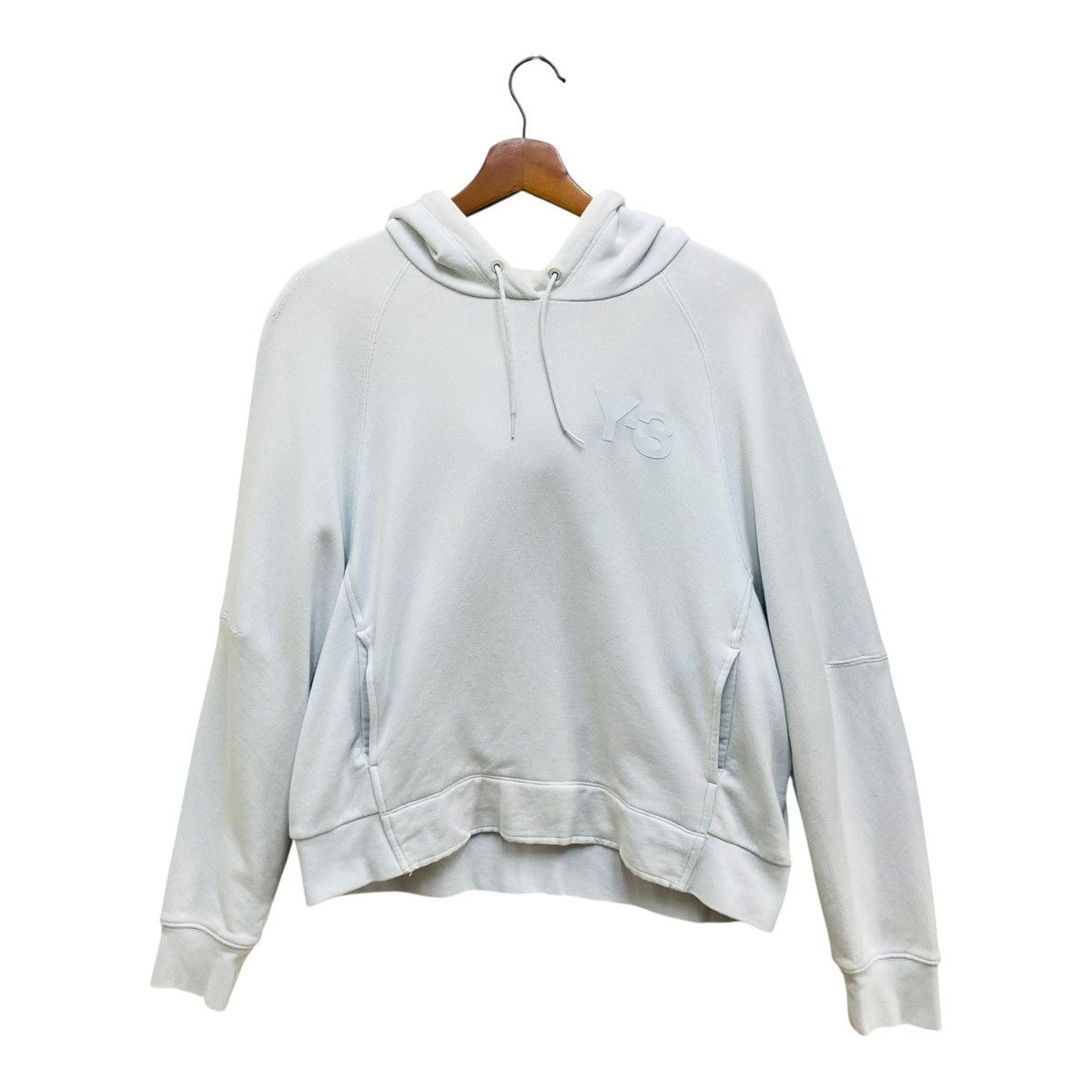 Adidas × Y-3 Y-3 Yohji Yamamoto x Adidas Classic Logo Hoodie White Boxy Size US XS / EU 42 / 0 - 2 Thumbnail
