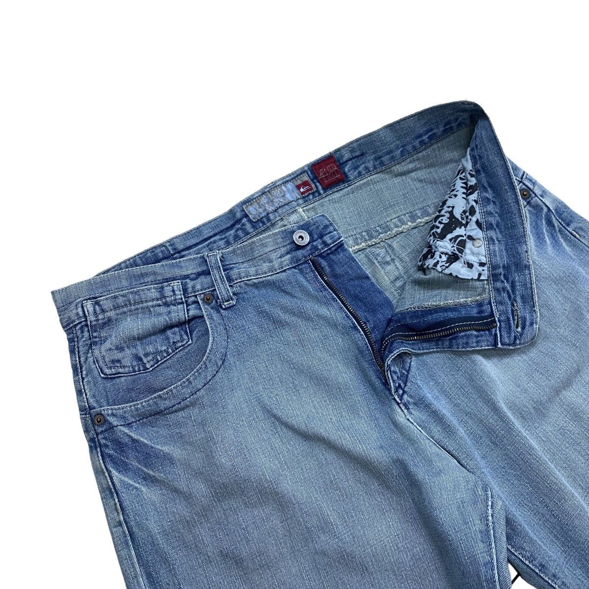 Quiksilver VINTAGE Y2K QUIKSILVER BAGGY DENIM PANT Size US 36 / EU 52 - 6 Thumbnail