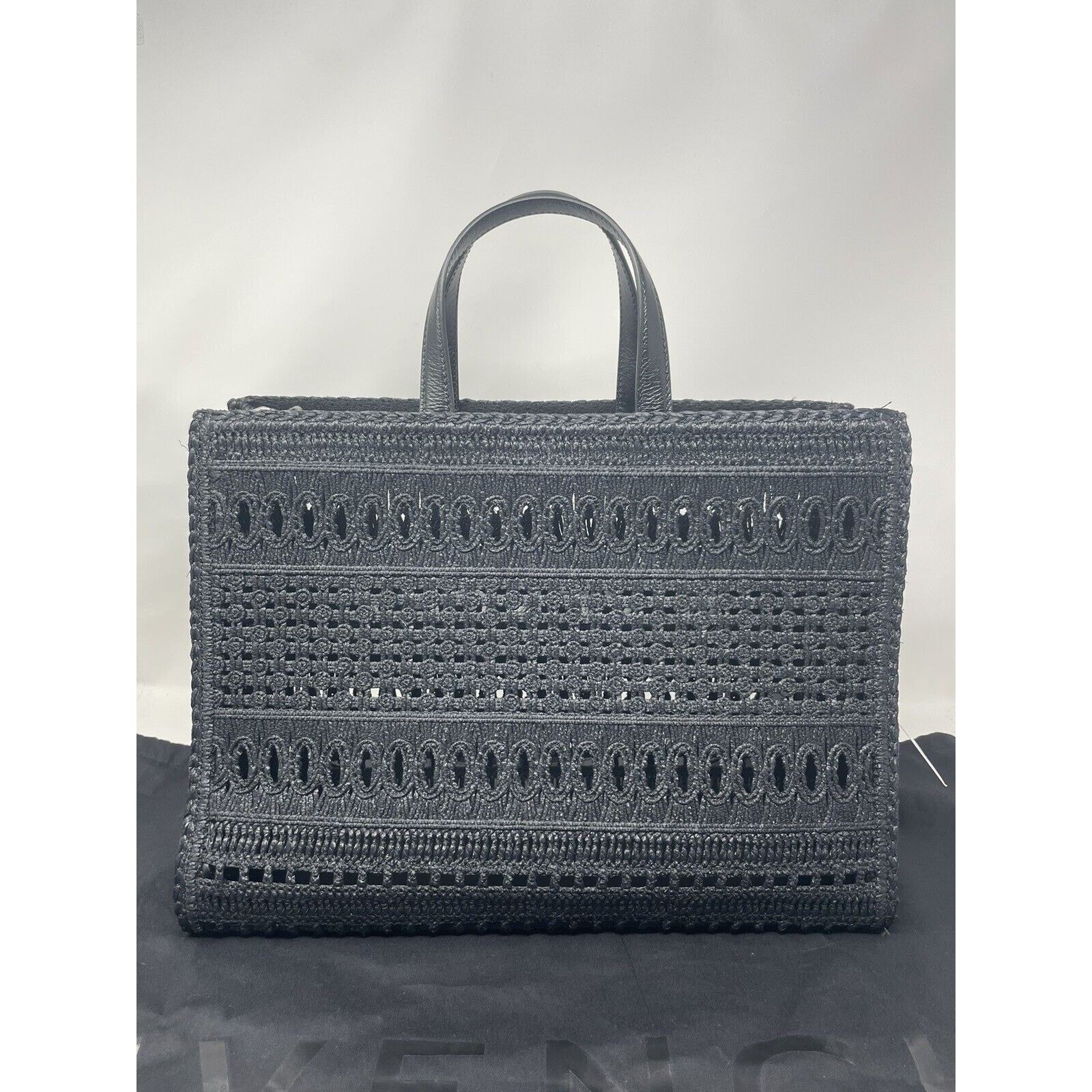 Givenchy Medium G-Tote shopping bag in laced raffia Size ONE SIZE - 8 Thumbnail