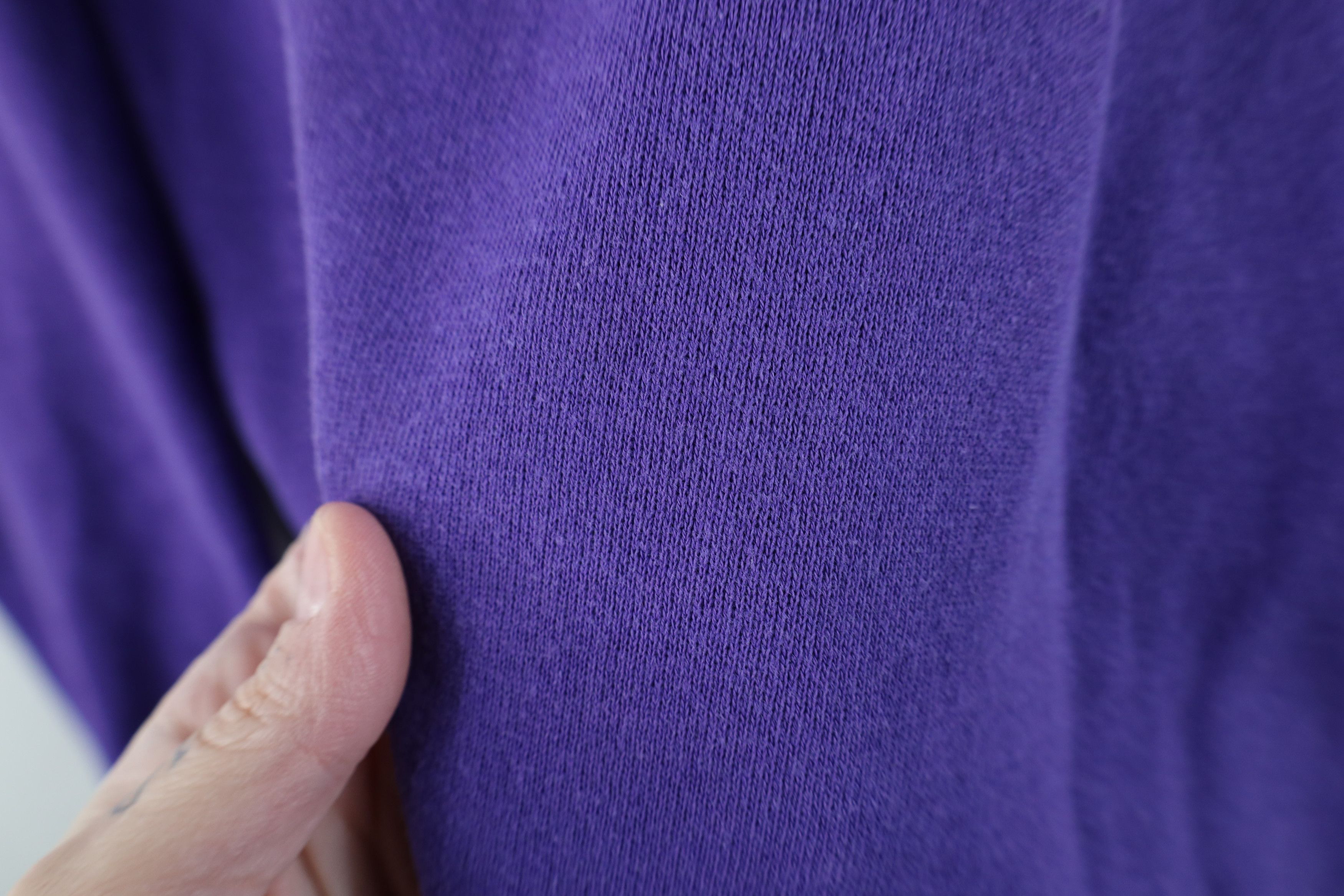 Vintage Vintage 90s Streetwear Blank Crewneck Sweatshirt Purple USA Size XXL / US 16-18 / IT 52-54 - 5 Thumbnail