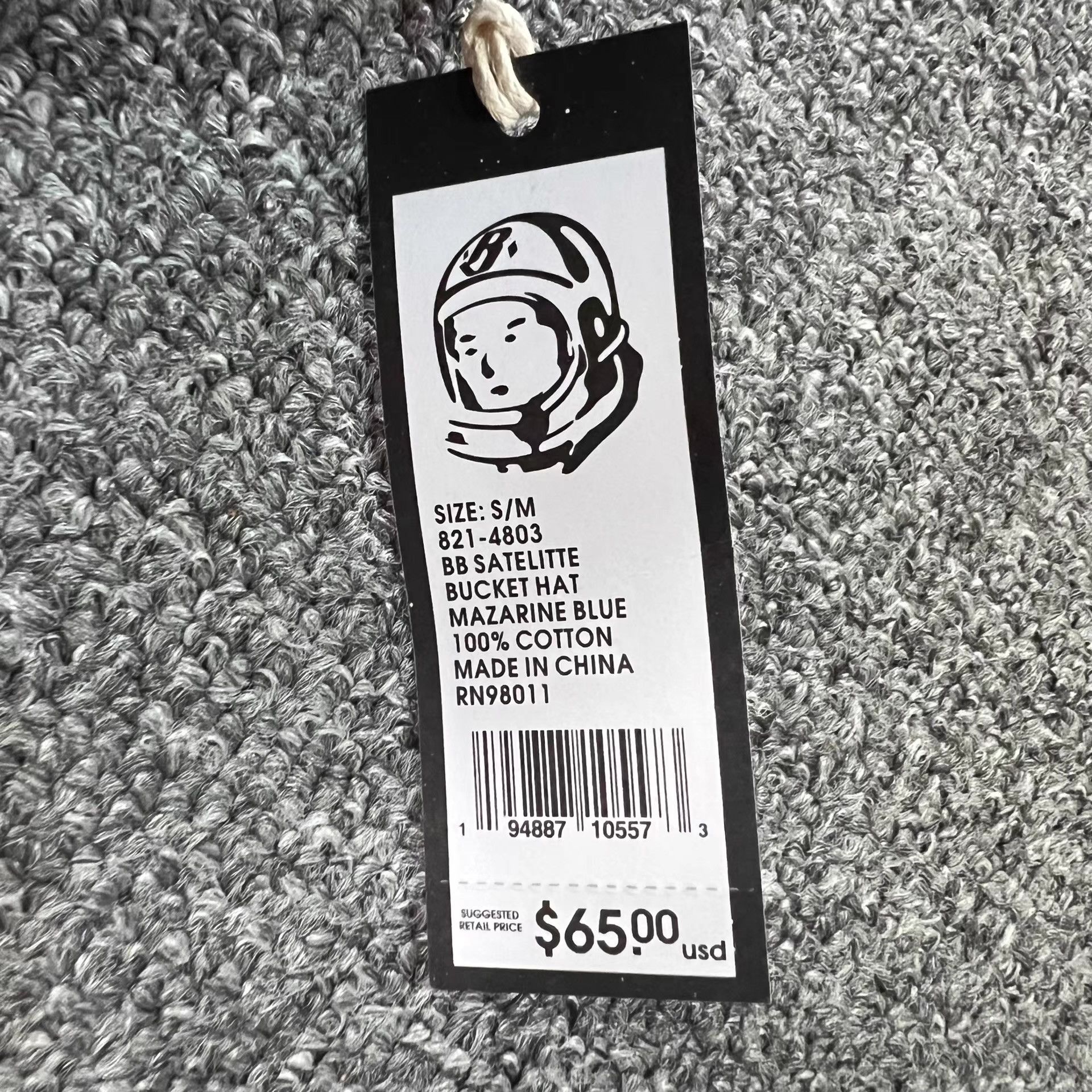 Billionaire Boys Club BBC US Logo String Bucket Hat Q7 Size ONE SIZE - 4 Thumbnail