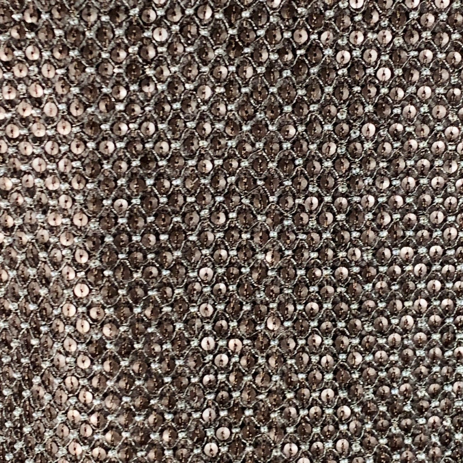 Other JES WADE Silver Satin Sequined Beaded Scoop Neck Casual Top Size S / US 4 / IT 40 - 2 Thumbnail