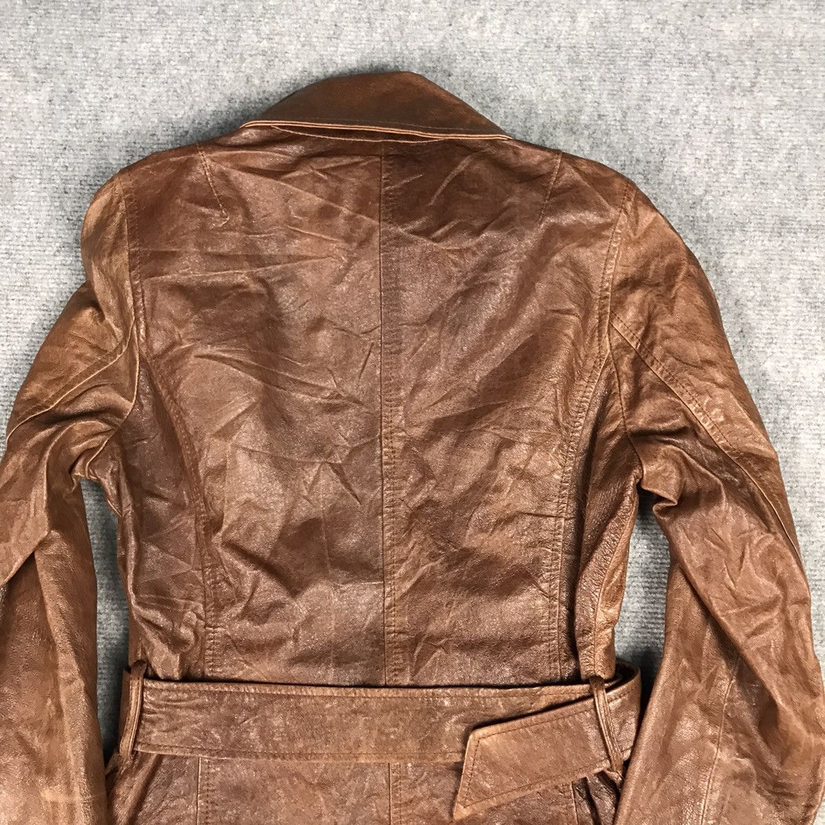 14th Addiction × If Six Was Nine × Tornado Mart TORNADO MART LEATHER LONG JACKET WOMAN IFSIXWASNINE STYLE Size XS / US 0-2 / IT 36-38 - 7 Thumbnail