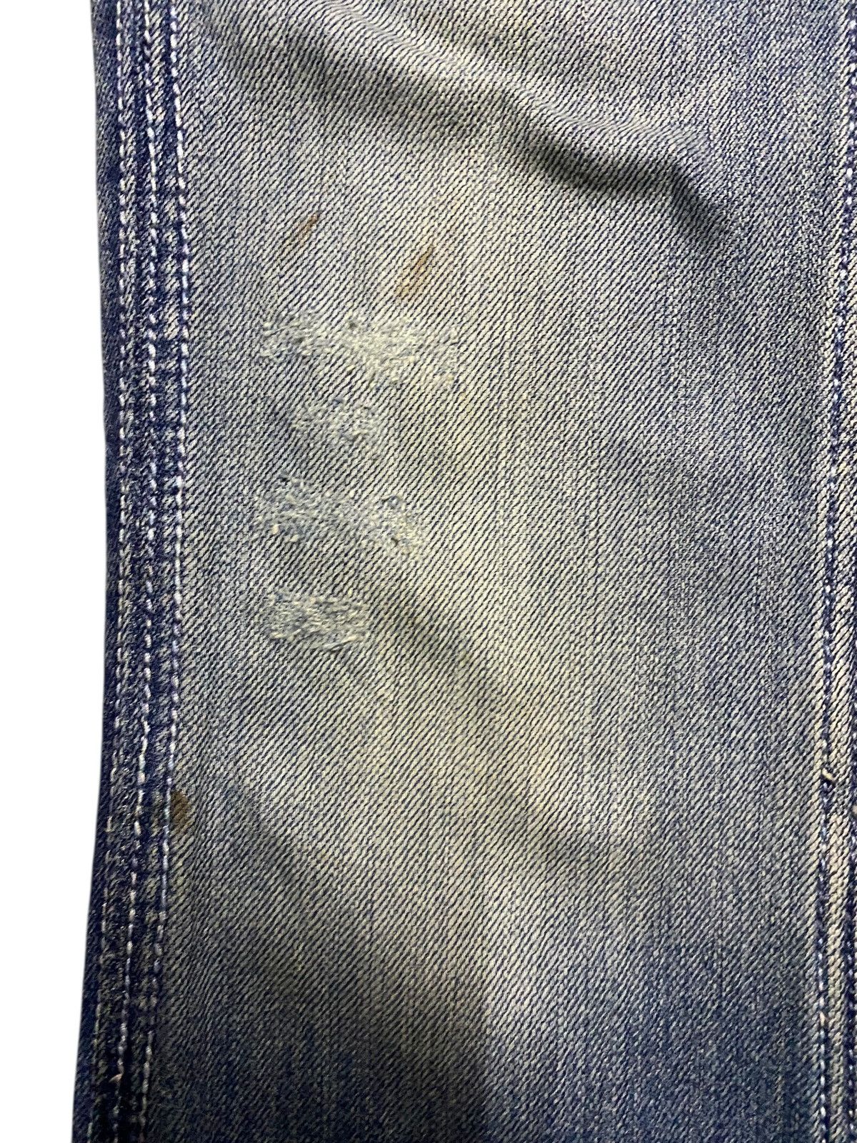 If Six Was Nine Japanese Brand Elvis Distressed Embroidery Flare Jeans Size 27" / US 4 / IT 40 - 8 Thumbnail