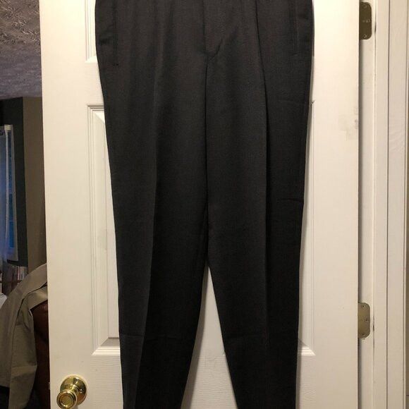 Perry Ellis Perry Ellis men's 100%wool dress pants size: 38/32 Size 38R - 1 Thumbnail