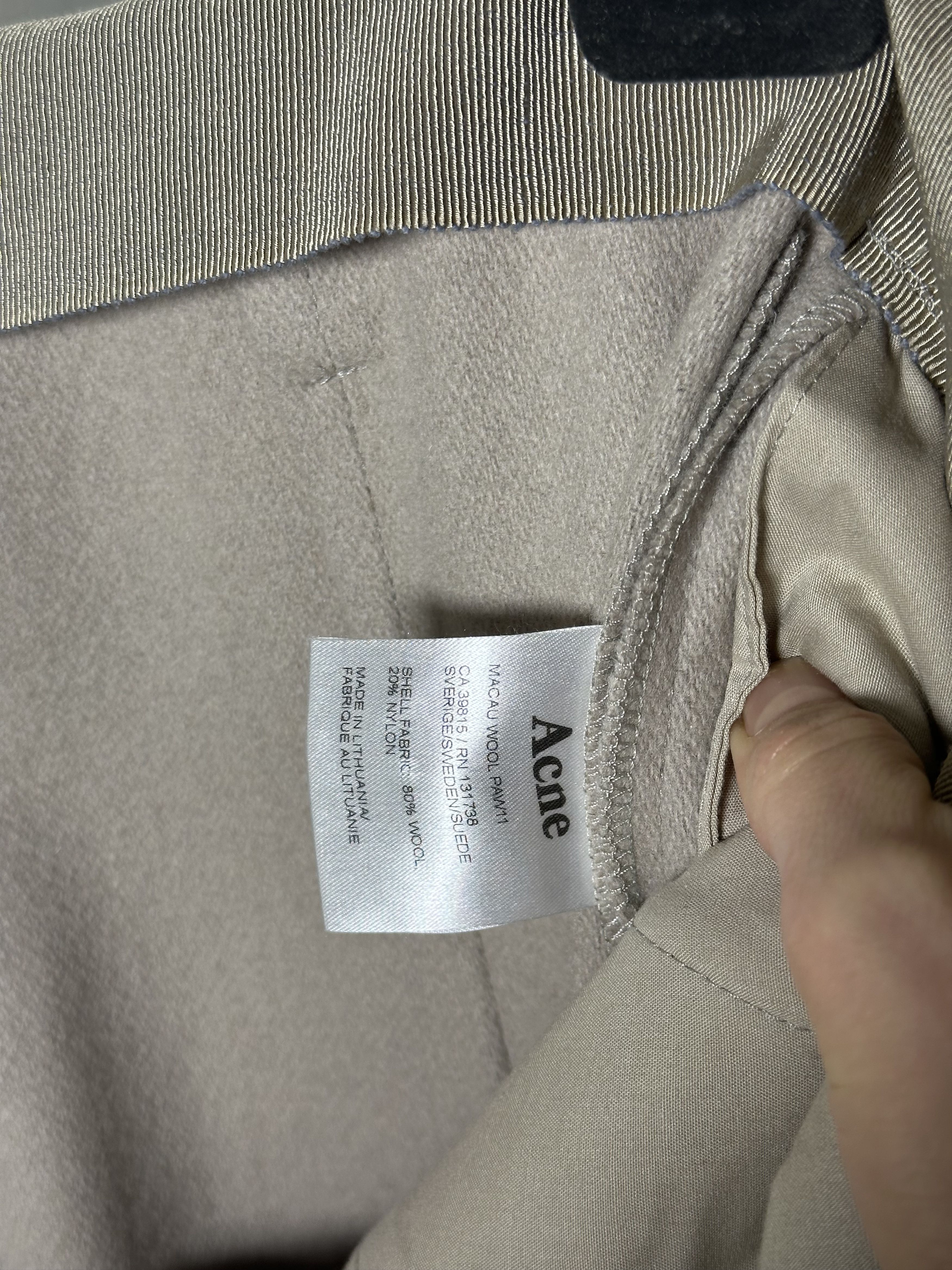 Acne Studios Acne Studios FW11 Macau Wool Pants Size 25" / US 0 / IT 36 - 8 Thumbnail