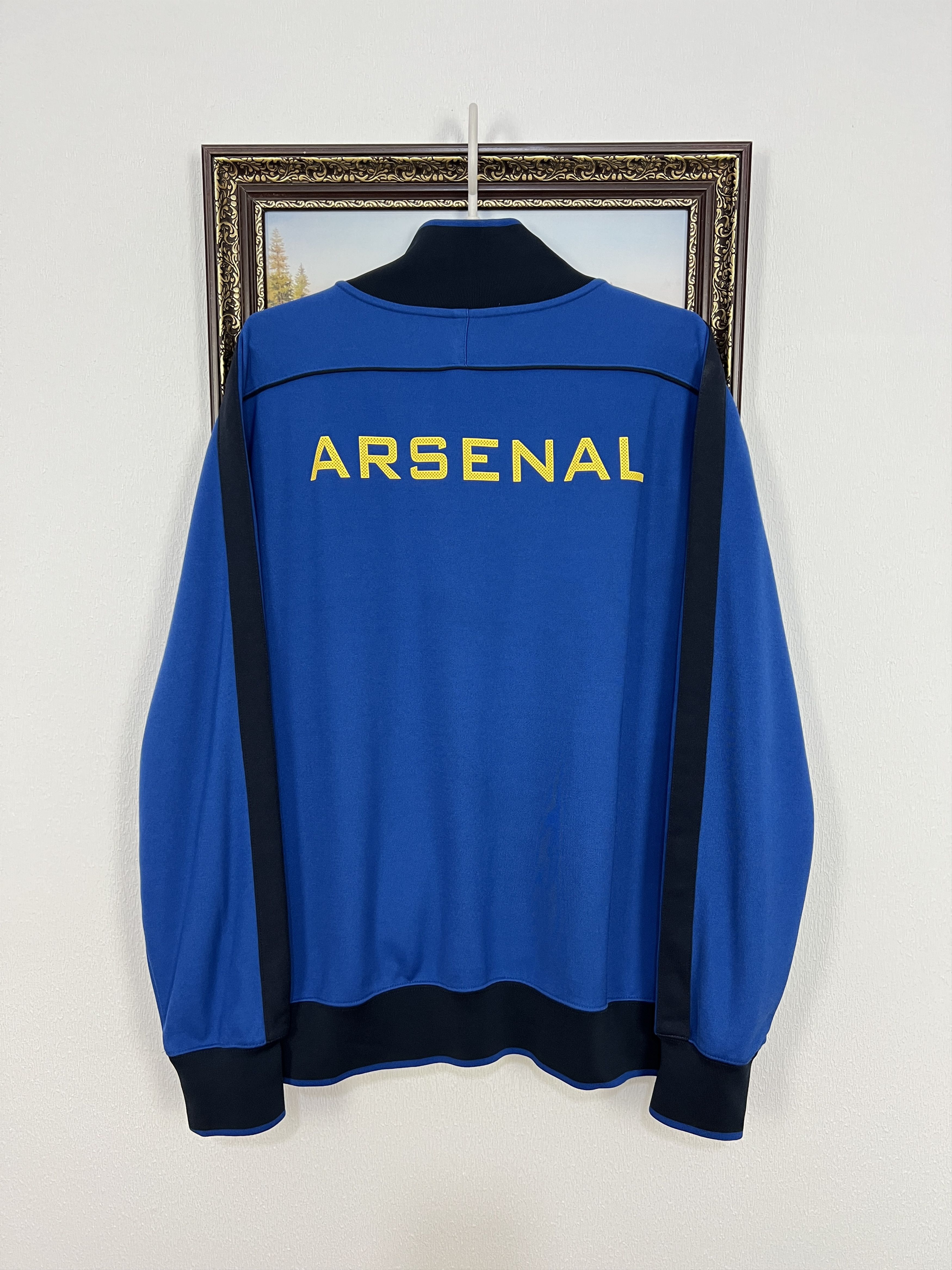 Nike Nike Arsenal Football Blue Jacket Soccer Mens Track Top Zip Size US XL / EU 56 / 4 - 10 Thumbnail