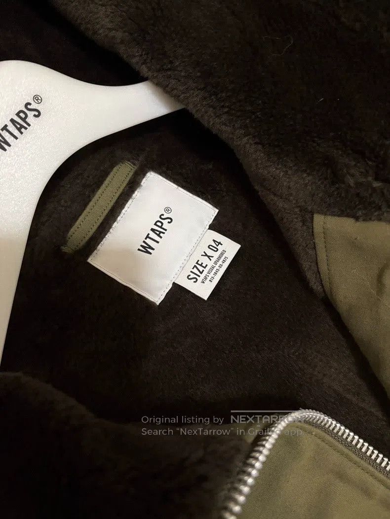 Wtaps Wtaps Capless jacket with half zipper and fur collar Size US XL / EU 56 / 4 - 5 Thumbnail