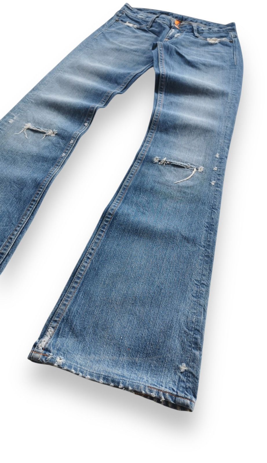 Earnest Sewn Earnest Sewn Selvedge Flare Jeans Made in USA Size US 26 / EU 42 - 5 Thumbnail