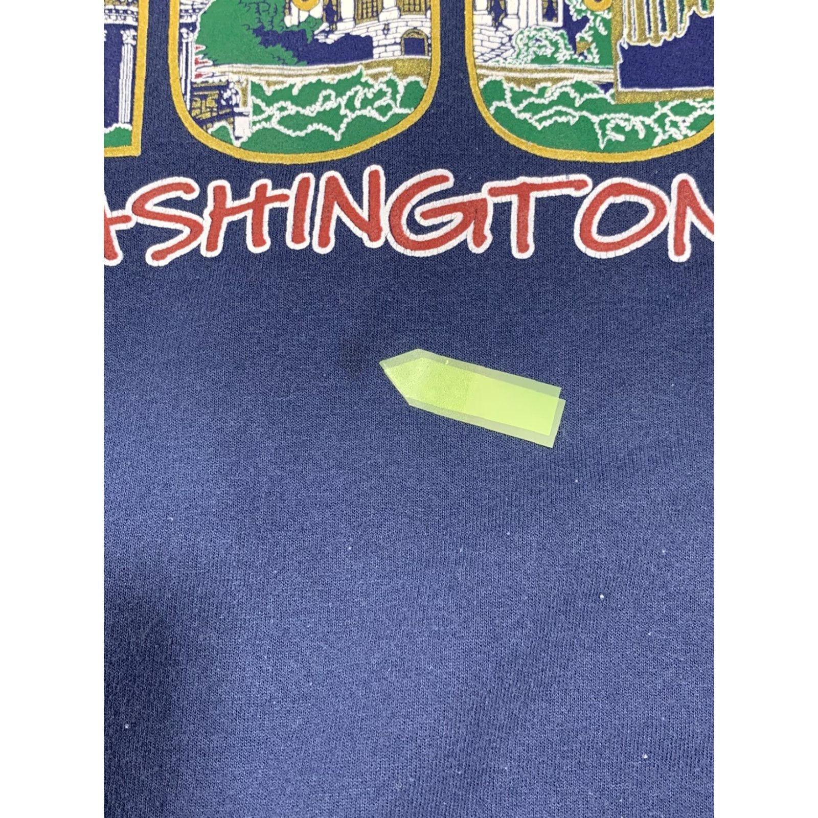 Fruit Of The Loom Fruit of the Loom 2004 Washington DC Sweater 535 XL Blue Fleece Crew Neck Logo Sweatshirt Pullover Unisex Adults Graphic Print American Theme Size US XL / EU 56 / 4 - 3 Thumbnail