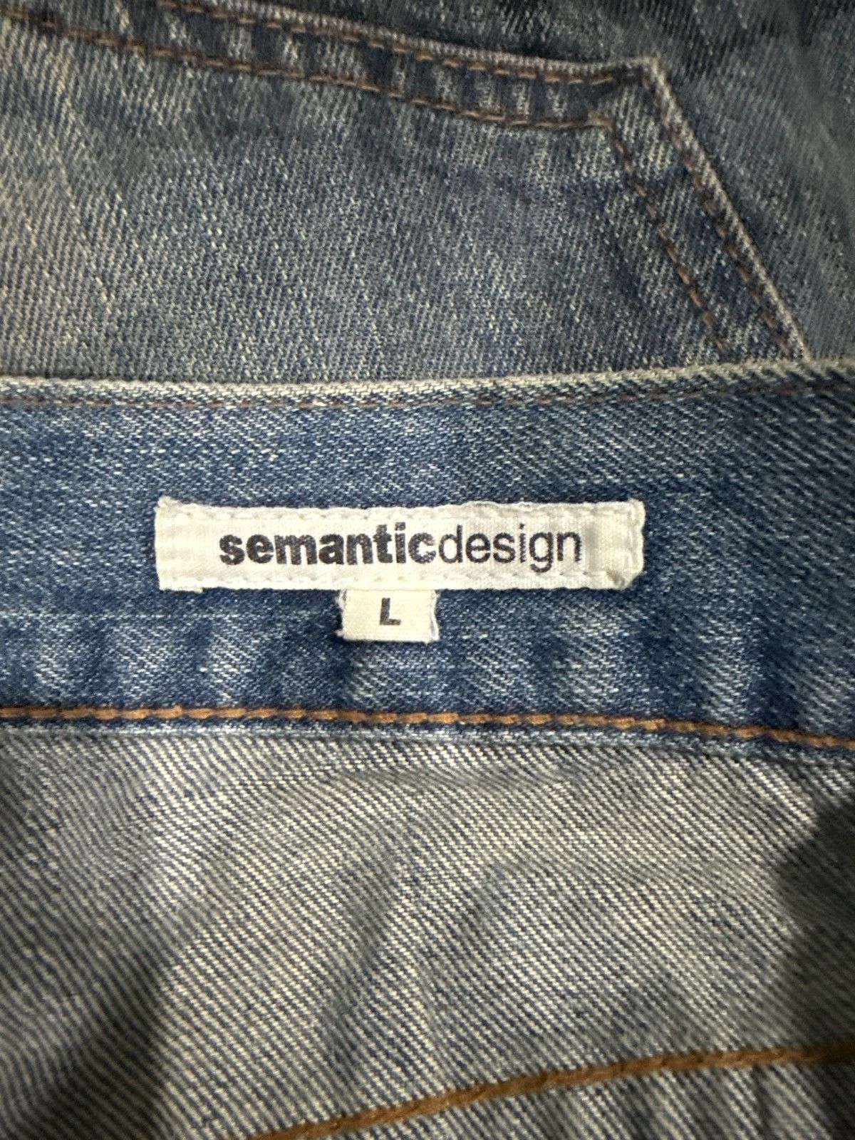 semanticdesign Semantic Design Shorts Denim Mountain Rock Art Size US 34 / EU 50 - 8 Thumbnail